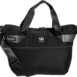 ADIDAS originals puffer shopper tote zipper bag